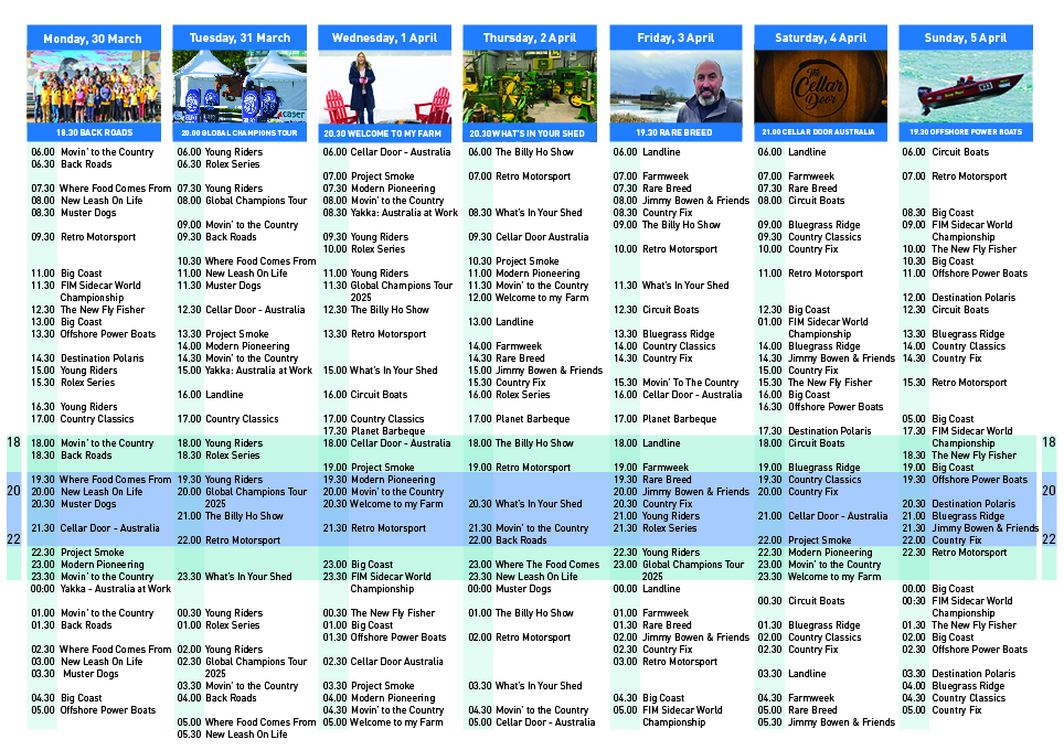 Programme Guide April 2026