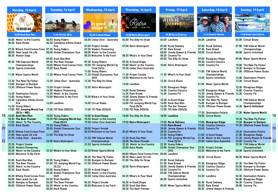 Programme Guide April 20263